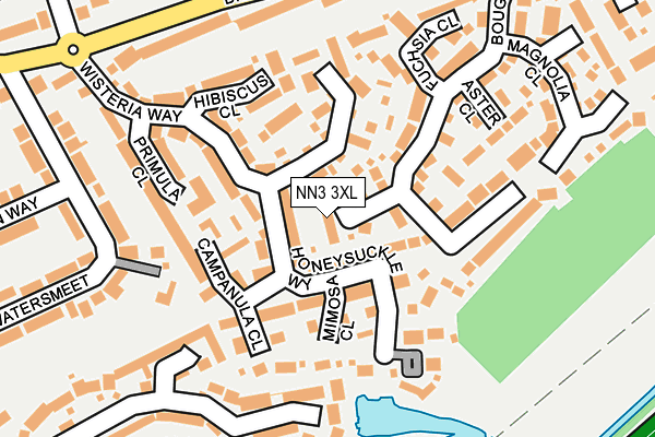 NN3 3XL map - OS OpenMap – Local (Ordnance Survey)