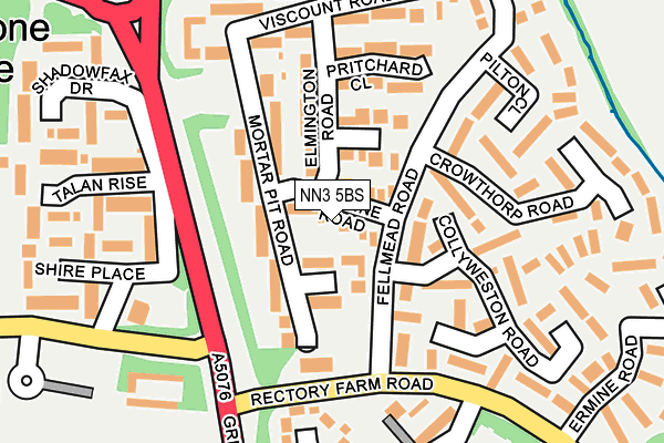 NN3 5BS map - OS OpenMap – Local (Ordnance Survey)