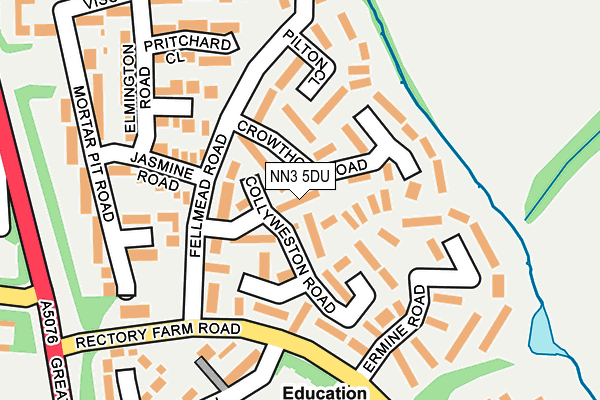 NN3 5DU map - OS OpenMap – Local (Ordnance Survey)