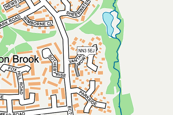 NN3 5EJ map - OS OpenMap – Local (Ordnance Survey)