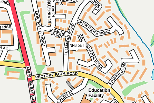 NN3 5ET map - OS OpenMap – Local (Ordnance Survey)