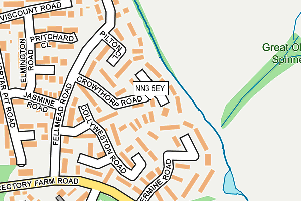 NN3 5EY map - OS OpenMap – Local (Ordnance Survey)
