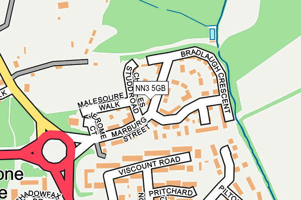 NN3 5GB map - OS OpenMap – Local (Ordnance Survey)