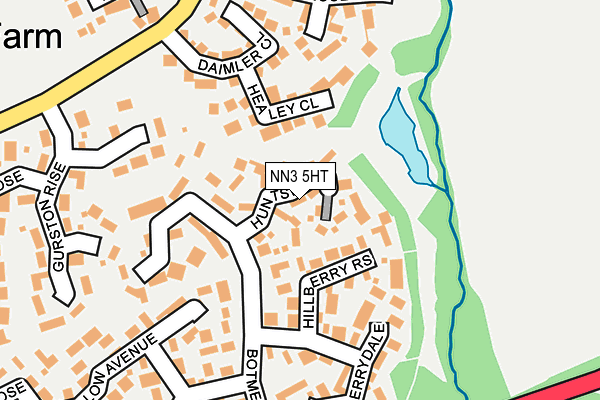NN3 5HT map - OS OpenMap – Local (Ordnance Survey)