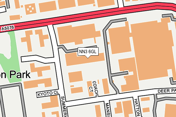 NN3 6GL map - OS OpenMap – Local (Ordnance Survey)