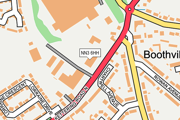 NN3 6HH map - OS OpenMap – Local (Ordnance Survey)