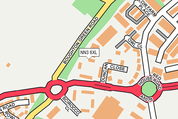 NN3 6XL map - OS OpenMap – Local (Ordnance Survey)
