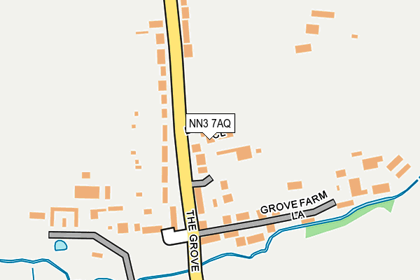 NN3 7AQ map - OS OpenMap – Local (Ordnance Survey)