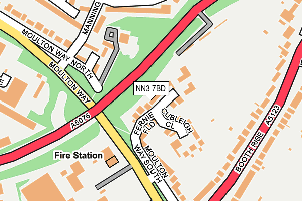 NN3 7BD map - OS OpenMap – Local (Ordnance Survey)