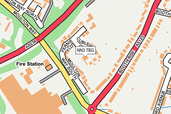 NN3 7BG map - OS OpenMap – Local (Ordnance Survey)