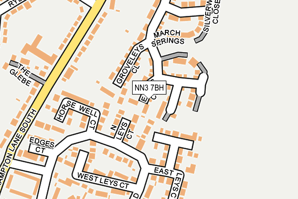 NN3 7BH map - OS OpenMap – Local (Ordnance Survey)