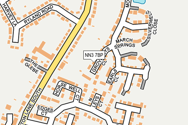 NN3 7BP map - OS OpenMap – Local (Ordnance Survey)