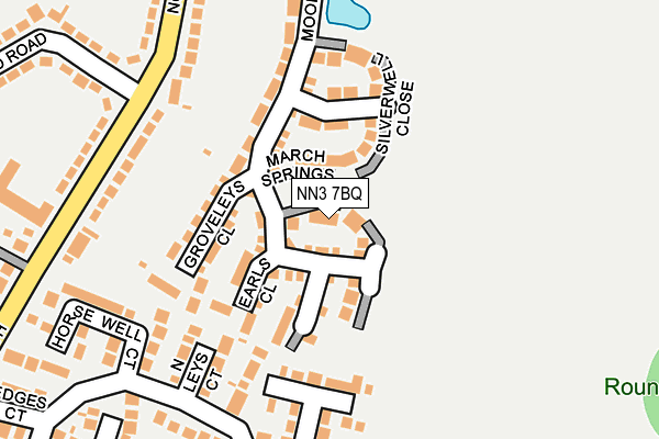 NN3 7BQ map - OS OpenMap – Local (Ordnance Survey)