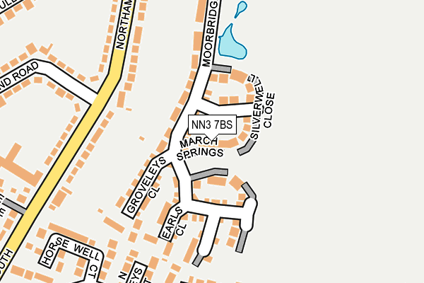 NN3 7BS map - OS OpenMap – Local (Ordnance Survey)