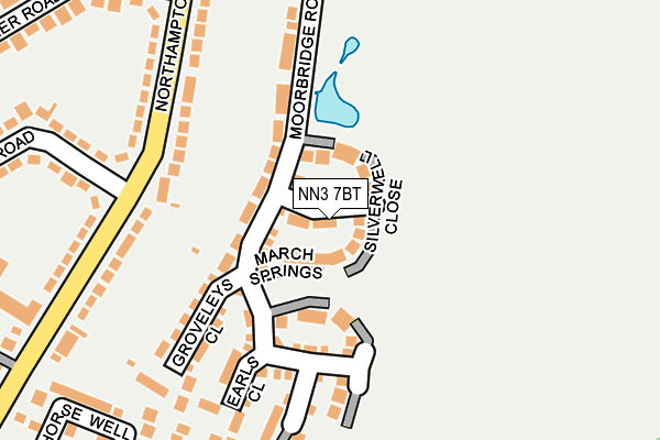 NN3 7BT map - OS OpenMap – Local (Ordnance Survey)