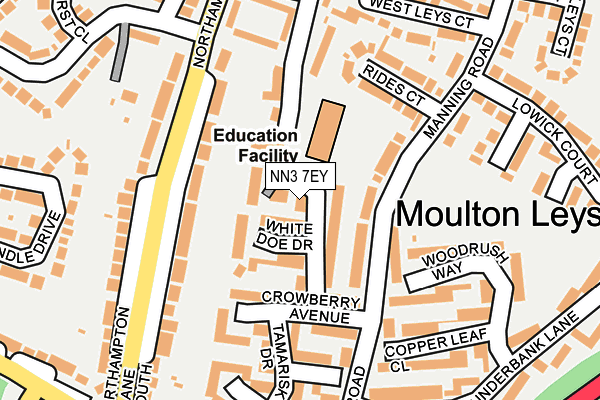 NN3 7EY map - OS OpenMap – Local (Ordnance Survey)