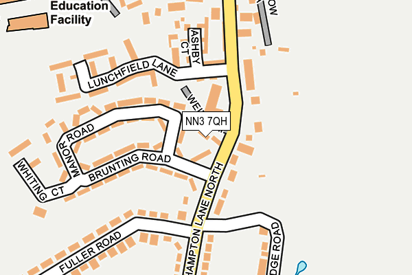 NN3 7QH map - OS OpenMap – Local (Ordnance Survey)