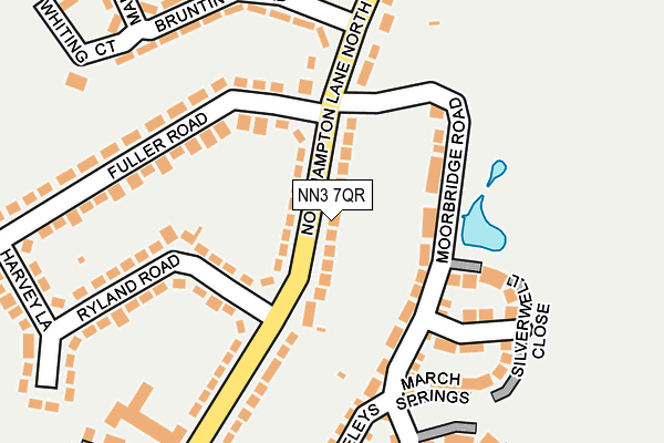NN3 7QR map - OS OpenMap – Local (Ordnance Survey)