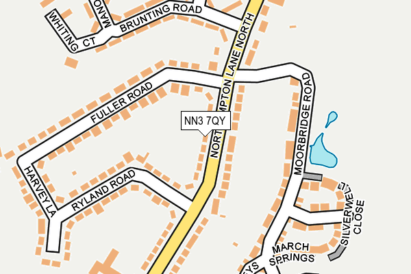 NN3 7QY map - OS OpenMap – Local (Ordnance Survey)