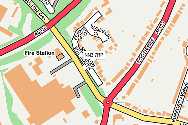 NN3 7RP map - OS OpenMap – Local (Ordnance Survey)