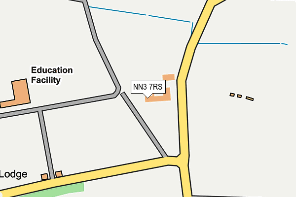 NN3 7RS map - OS OpenMap – Local (Ordnance Survey)