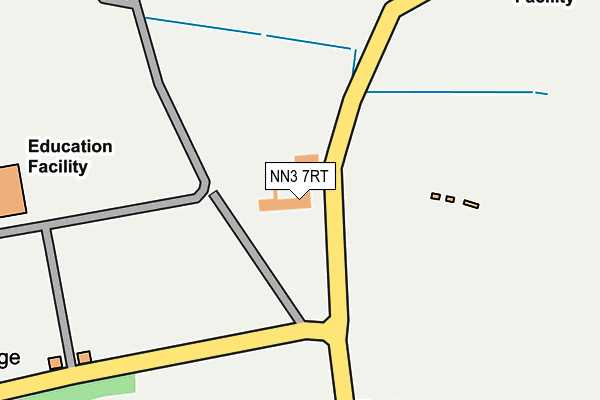 NN3 7RT map - OS OpenMap – Local (Ordnance Survey)