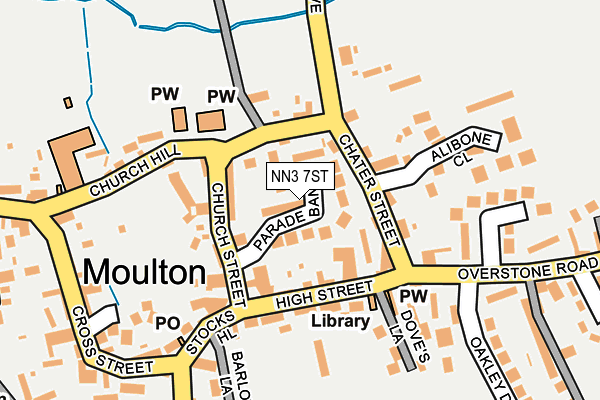 NN3 7ST map - OS OpenMap – Local (Ordnance Survey)