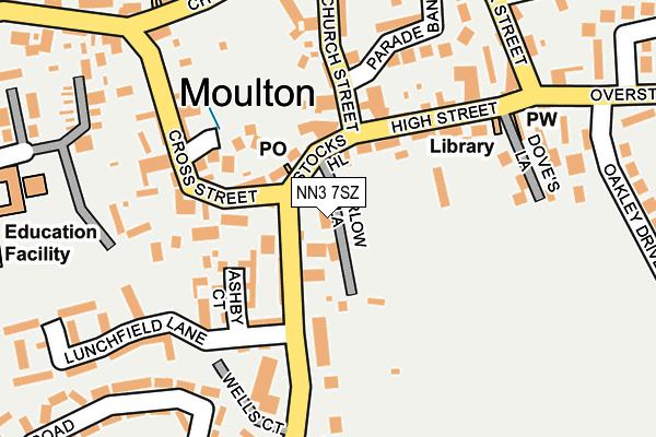 NN3 7SZ map - OS OpenMap – Local (Ordnance Survey)