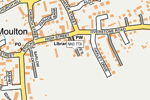 NN3 7TA map - OS OpenMap – Local (Ordnance Survey)