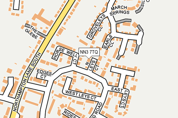 NN3 7TQ map - OS OpenMap – Local (Ordnance Survey)