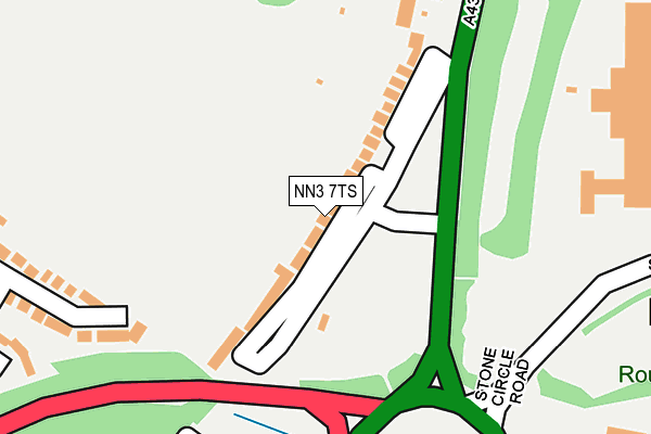 NN3 7TS map - OS OpenMap – Local (Ordnance Survey)