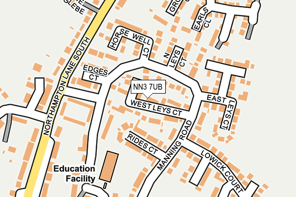 NN3 7UB map - OS OpenMap – Local (Ordnance Survey)