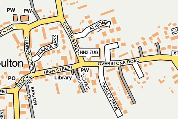 NN3 7UG map - OS OpenMap – Local (Ordnance Survey)
