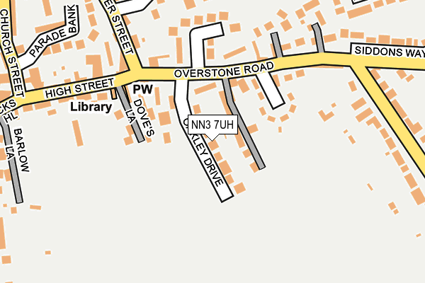 NN3 7UH map - OS OpenMap – Local (Ordnance Survey)
