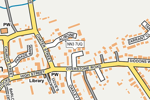 NN3 7UQ map - OS OpenMap – Local (Ordnance Survey)