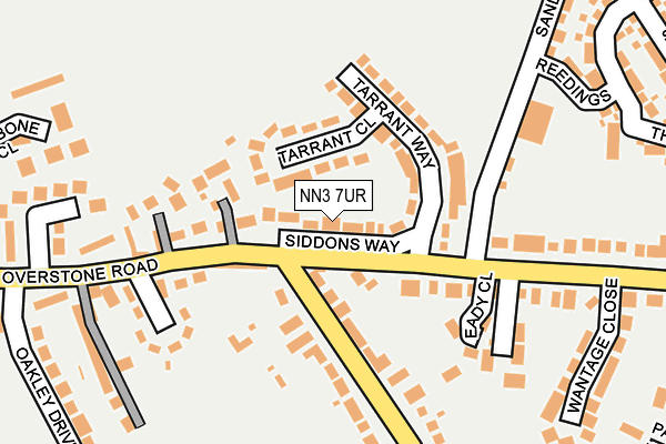 NN3 7UR map - OS OpenMap – Local (Ordnance Survey)