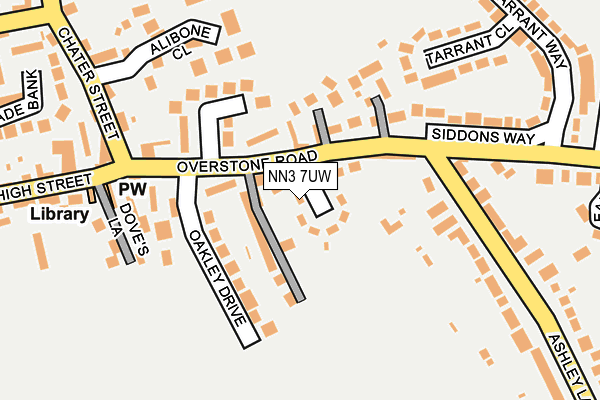 NN3 7UW map - OS OpenMap – Local (Ordnance Survey)