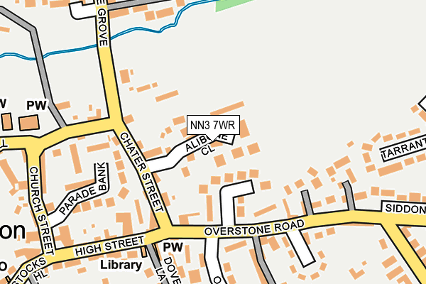 NN3 7WR map - OS OpenMap – Local (Ordnance Survey)