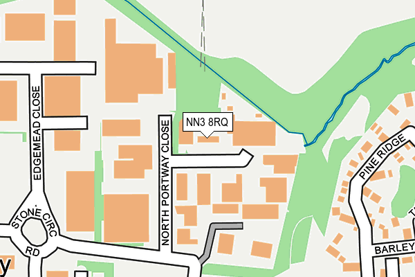 NN3 8RQ map - OS OpenMap – Local (Ordnance Survey)