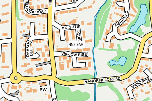NN3 9AR map - OS OpenMap – Local (Ordnance Survey)