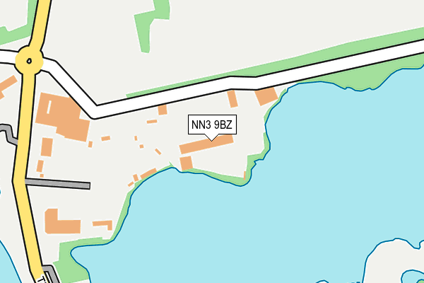 NN3 9BZ map - OS OpenMap – Local (Ordnance Survey)