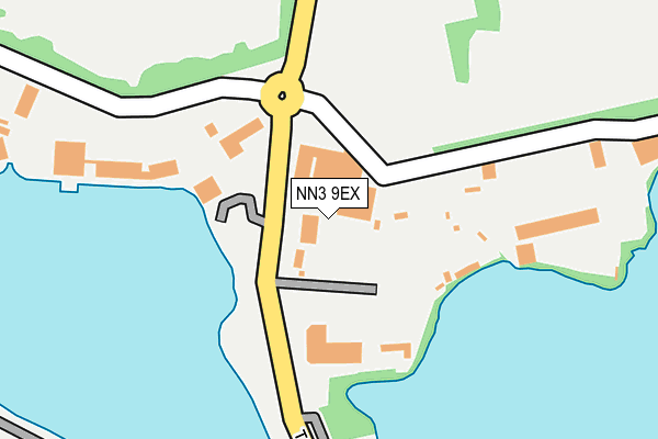 NN3 9EX map - OS OpenMap – Local (Ordnance Survey)