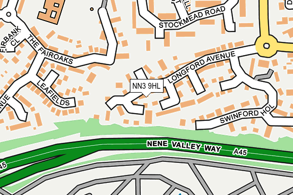 NN3 9HL map - OS OpenMap – Local (Ordnance Survey)