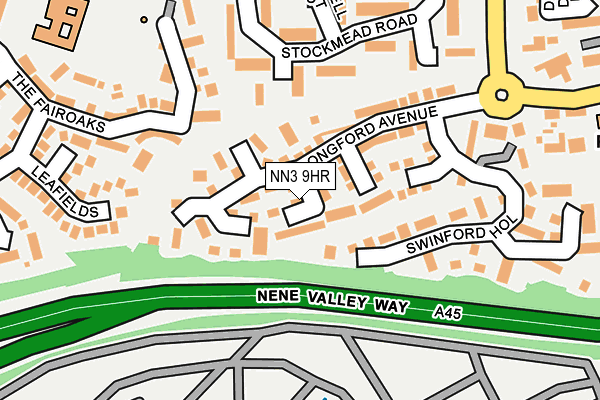 NN3 9HR map - OS OpenMap – Local (Ordnance Survey)