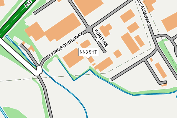 NN3 9HT map - OS OpenMap – Local (Ordnance Survey)