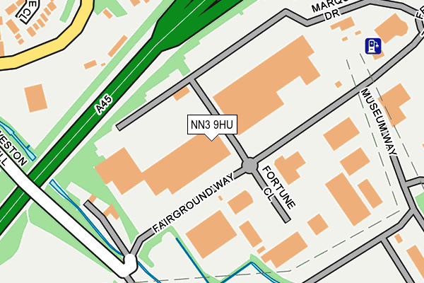 NN3 9HU map - OS OpenMap – Local (Ordnance Survey)
