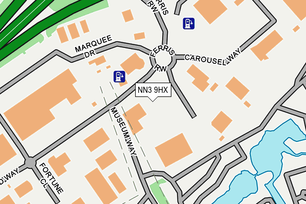 NN3 9HX map - OS OpenMap – Local (Ordnance Survey)