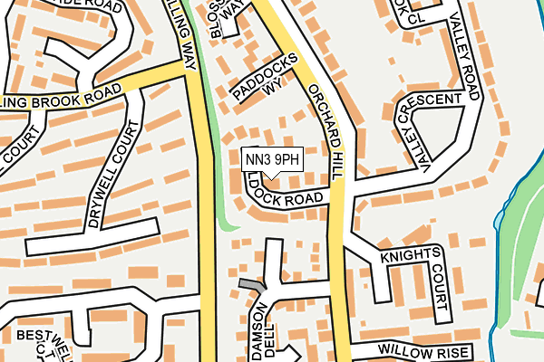 NN3 9PH map - OS OpenMap – Local (Ordnance Survey)