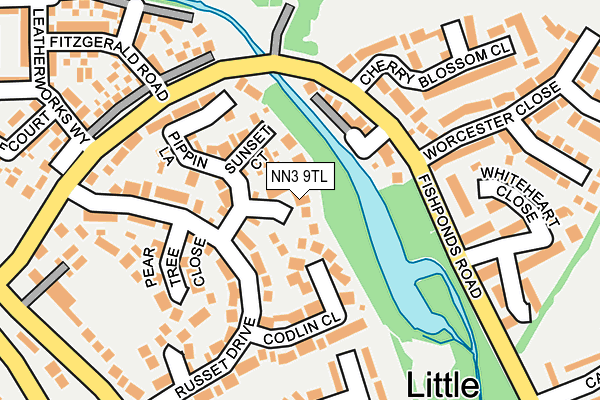 NN3 9TL map - OS OpenMap – Local (Ordnance Survey)