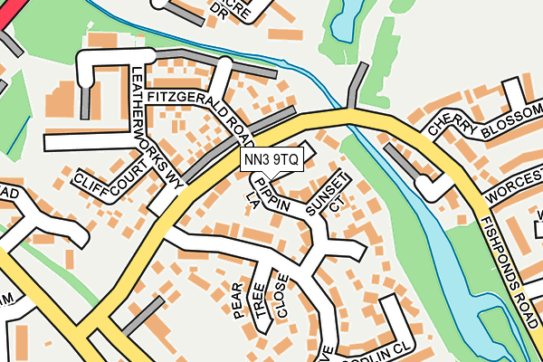 NN3 9TQ map - OS OpenMap – Local (Ordnance Survey)